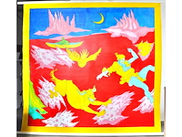 Conrad vogel - crossing the belawares - acryl op doek - 230x195 cm - afbeelding 6 van  7