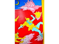 Conrad vogel - crossing the belawares - acryl op doek - 230x195 cm - afbeelding 7 van  7
