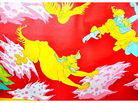 Conrad vogel - crossing the belawares - acryl op doek - 230x195 cm - afbeelding 3 van  4