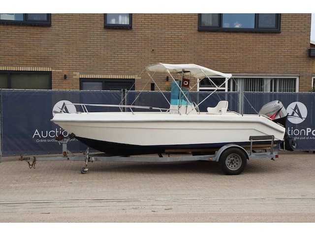 Console boot benzine mariner 40pk 5.60m met trailer (marge) - afbeelding 1 van  1