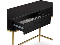 Consoletafel, 2 lades, houten zijkast, woonkamer - afbeelding 7 van  10