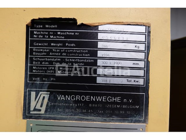 Constante philips f-3000 breedbandschuurmachine - afbeelding 5 van  14