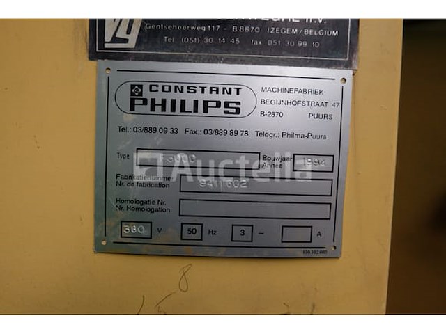 Constante philips f-3000 breedbandschuurmachine - afbeelding 13 van  14