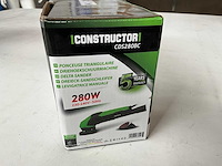 Constructor cds280bc driehoekschuurmachine 280w - afbeelding 2 van  2