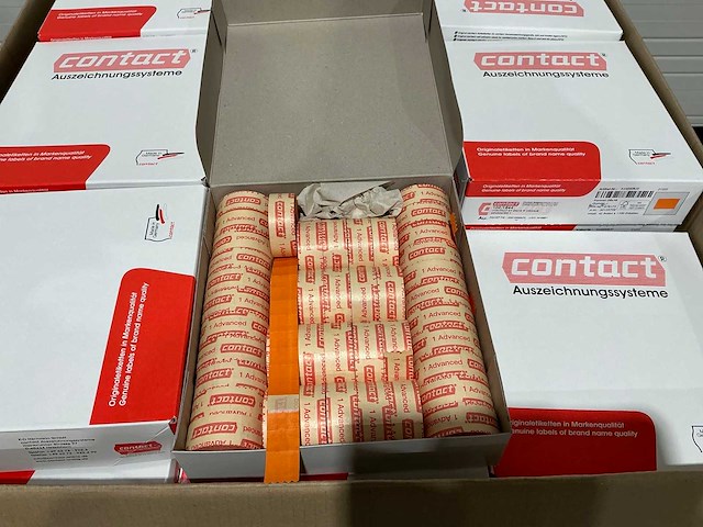 Contact a440006j0 et 25x16r oranje labelstickers - afbeelding 3 van  5