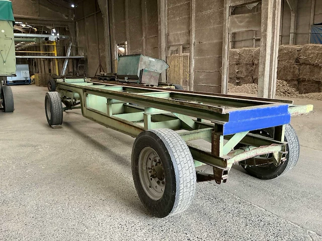 Container aanhangwagen (tot 40m3 containers) - verstevigd - afbeelding 4 van  5