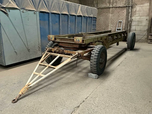Container aanhangwagen (tot 40m3 containers) - afbeelding 1 van  4