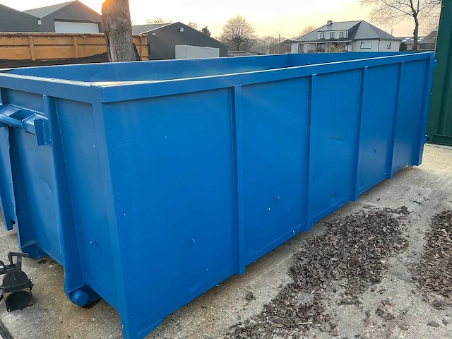 Container blauw - waste container - afbeelding 1 van  6