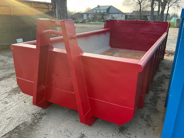 Container rood - half hoog - waste container - afbeelding 1 van  8