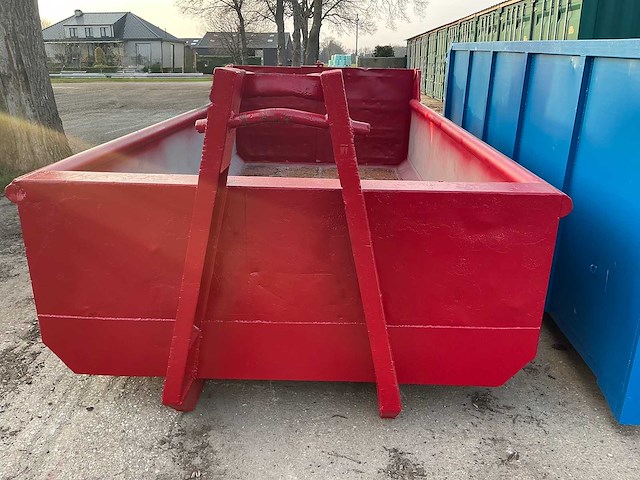 Container rood - half hoog - waste container - afbeelding 2 van  8