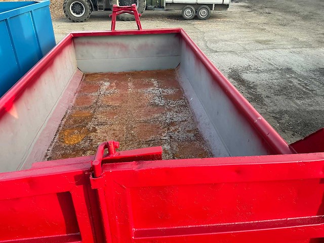 Container rood - half hoog - waste container - afbeelding 5 van  8