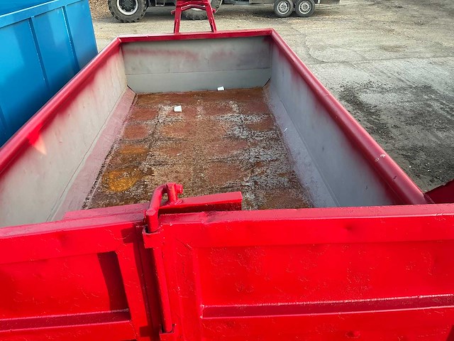 Container rood - half hoog - waste container - afbeelding 6 van  8