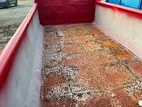 Container rood - half hoog - waste container - afbeelding 8 van  8