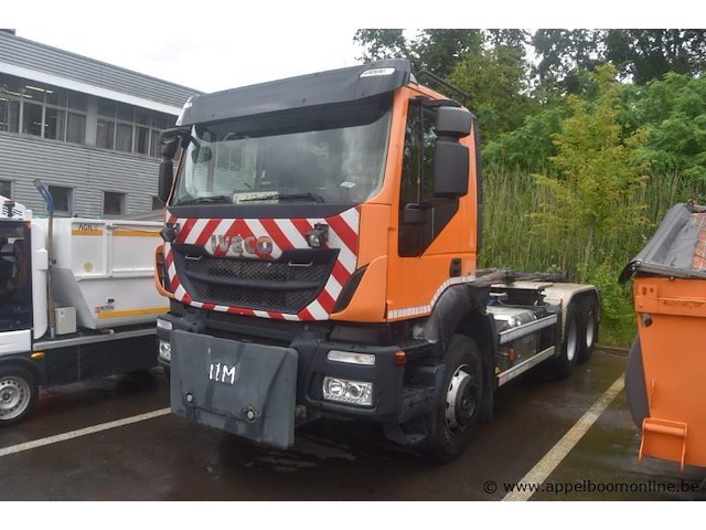 Container vrachtwagen iveco, ad 260t, wjme2nps70c297025, 1e insch 07/01/2015, 8710cm³, 265kw, diesel, euro 6, 129747km vlgs ltst keuring (2026), inschrijvingsbewijs deel i en ii, keuringsbewijs, gelijkvormigheidsattest, identificatieverslag - afbeelding 1 van  17