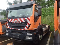 Container vrachtwagen iveco, ad 260t, wjme2nps70c297218, 1e insch 10/12/2014, 8710cm³, 265kw, diesel, euro 6, 133999km vlgs ltst keuring (2025), inschrijvingsbewijs deel i en ii, keuringsbewijs, gelijkvormigheidsattest, identificatieverslag