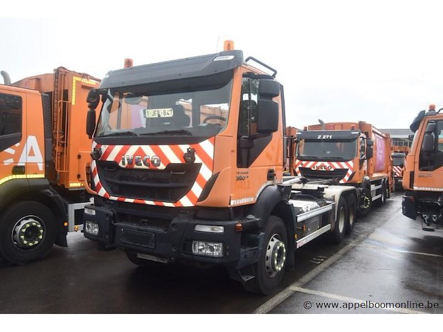 Container vrachtwagen iveco, ad 260t, wjme2nps70c297219, 1e insch 04/12/2014, 8710cm³, 265kw, diesel, euro vi, 136913km vlgs ltst keuring (2023), inschrijvingsbewijs deel i en ii, keuringsbewijs, gelijkvormigheidsattest, identificatieverslag - afbeelding 1 van  19