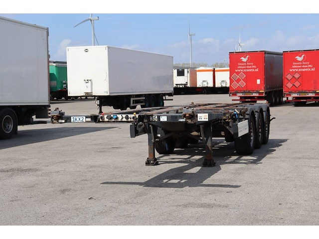 Containerchassis krone sd 41000kg 14117x2460mm 2018 - afbeelding 1 van  1