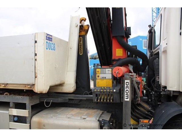 Container/kraanwagen daf cf 400 fan, datum 1ste inschrijving 25/9/2015, chassisnummer xlrasm4100g06809, km-stand 243071, euro 6, deel i+ii - afbeelding 13 van  19