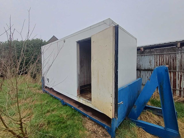 Containerplateau met opslagunit - afbeelding 3 van  10