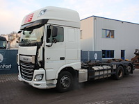 Containertransport vrachtwagen daf xf diesel 2017 - afbeelding 1 van  1