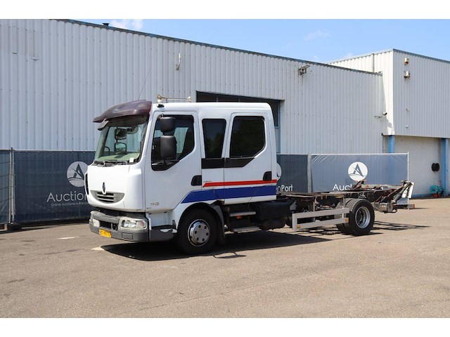 Containertransport vrachtwagen renault midlum 190-08 el diesel 191pk 2007 - afbeelding 1 van  1