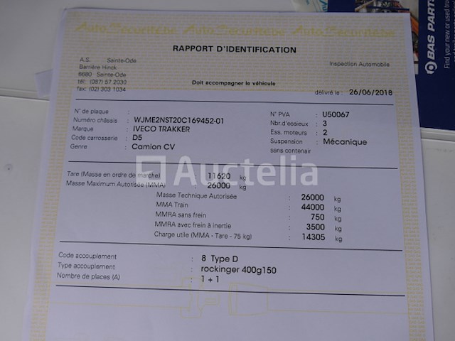 Containertruck iveco iveco 260 e/h/8 (2006-vin:wjme2nst20c169452) - afbeelding 29 van  43