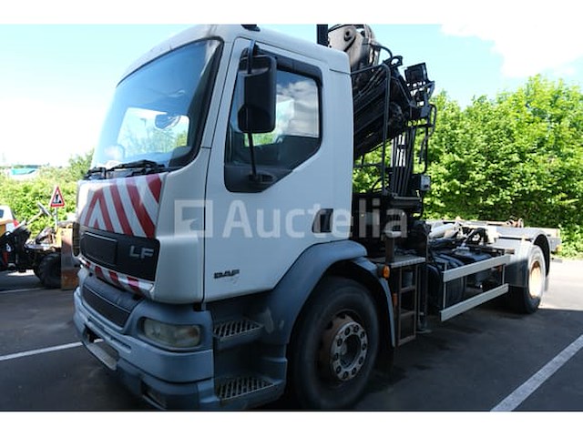Containerwagen met kraan daf lf 55.220 - afbeelding 13 van  67