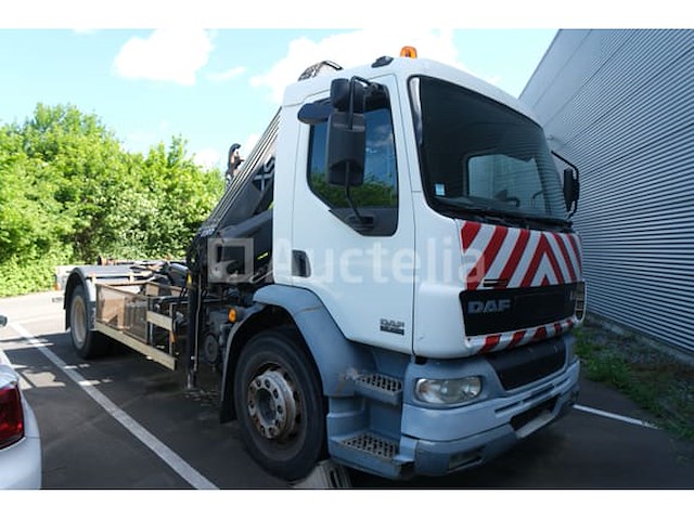 Containerwagen met kraan daf lf 55.220 - afbeelding 15 van  67