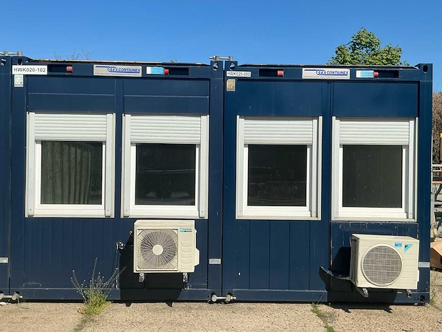Containex 20ft demontabele kantoorunit (5x) - afbeelding 22 van  23