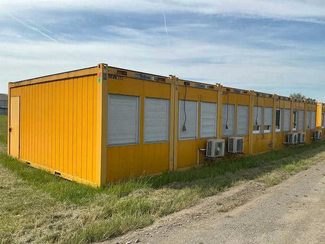 Containex 20ft demontabele kantoorunit (7x) - afbeelding 1 van  31