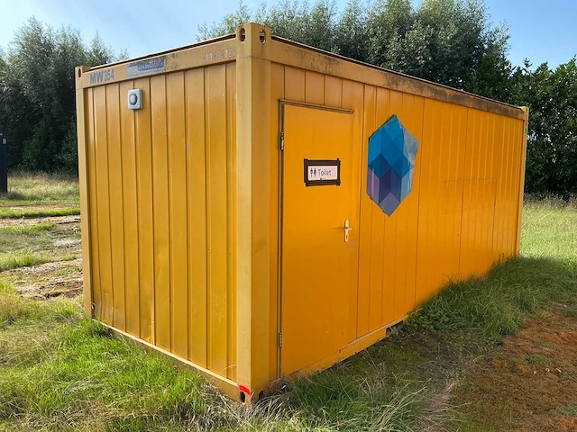 Containex toilet demontabele kantoorunit - afbeelding 1 van  6