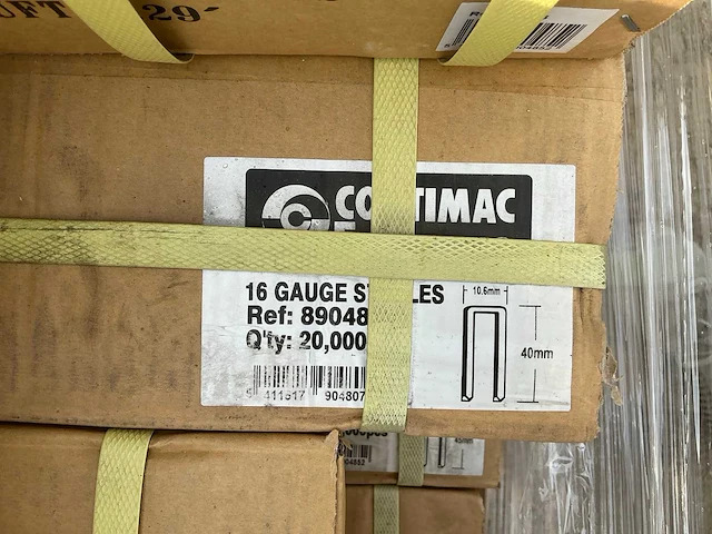 Contimac 16 gauge staples spijkers, nagels & nieten - afbeelding 3 van  4
