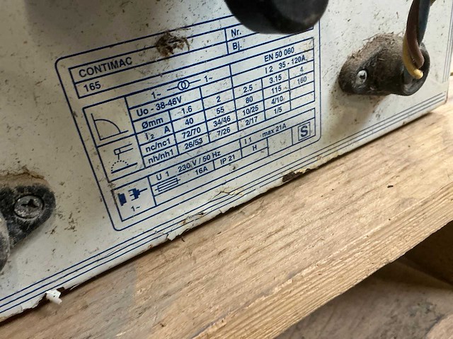 Contimac 165 turbo lasapparaat - afbeelding 4 van  4