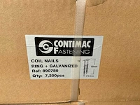 Contimac coil roofing nails ring en smooth galvanized spijkers, nagels & nieten - afbeelding 3 van  6