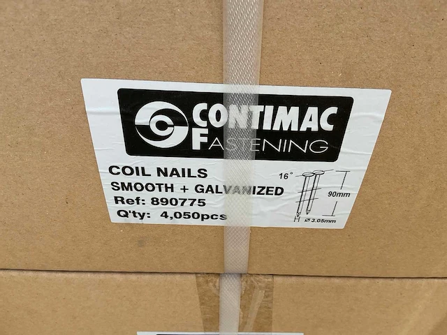 Contimac coil roofing nails ring en smooth galvanized spijkers, nagels & nieten - afbeelding 5 van  6