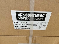 Contimac coil roofing nails ring en smooth galvanized spijkers, nagels & nieten - afbeelding 5 van  6