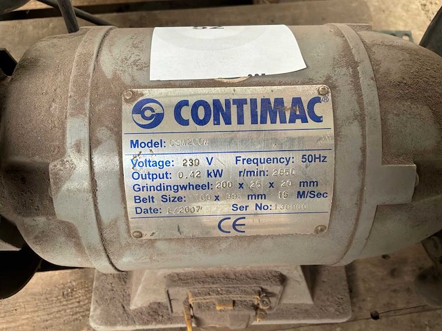 Contimac csm 200 w slijpmachine - afbeelding 5 van  7