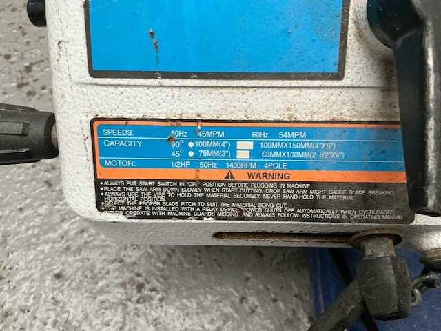 Contimac metalen horizontale bandzaagmachine - afbeelding 6 van  6