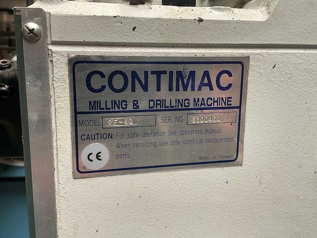 Contimac rf-40 boor en frees machine overige freesmachines - afbeelding 28 van  28