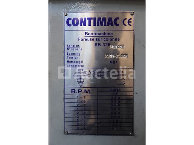 Contimac sb 32f buelmachine - afbeelding 4 van  10