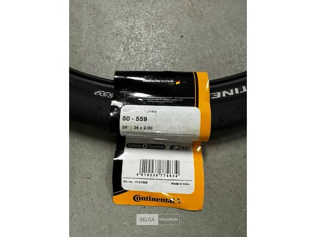 Continental contact speed band 26x2.00 zwart - afbeelding 1 van  1