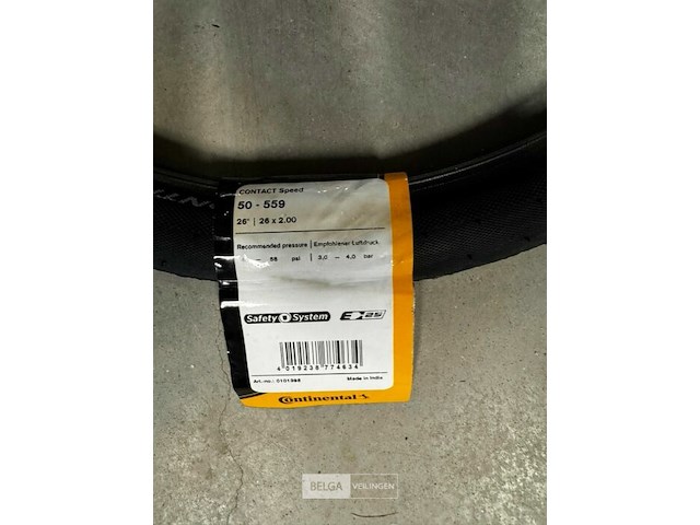 Continental contact speed band 26x2.00 zwart - afbeelding 1 van  1
