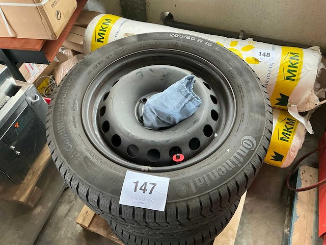 Continental contiwintercontact autoband voor renault scenic (4x) - afbeelding 2 van  5