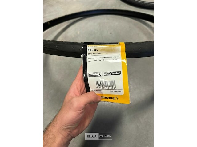 Continental grand prix 300 band 700x25 zwart - afbeelding 1 van  1
