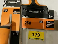 Contractor spatel 250mm + contractor spaan 240x110mm beide inox - afbeelding 3 van  3