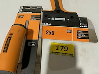 Contractor spatel 250mm + contractor spaan 240x110mm beide inox - afbeelding 2 van  3