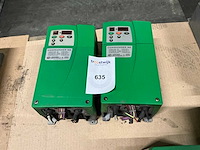 Control techniques commander se3.5t frequentieregelaar (2x) - afbeelding 1 van  4