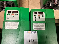 Control techniques commander se5.5t frequentieregelaar (2x) - afbeelding 2 van  3