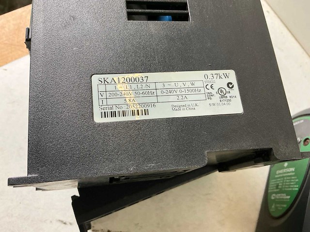 Control techniques commander sk ska12000 frequentieregelaar (5x) - afbeelding 8 van  9