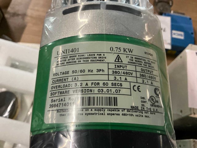 Control techniques unidrive uni1401 frequentieregelaar - afbeelding 3 van  3
